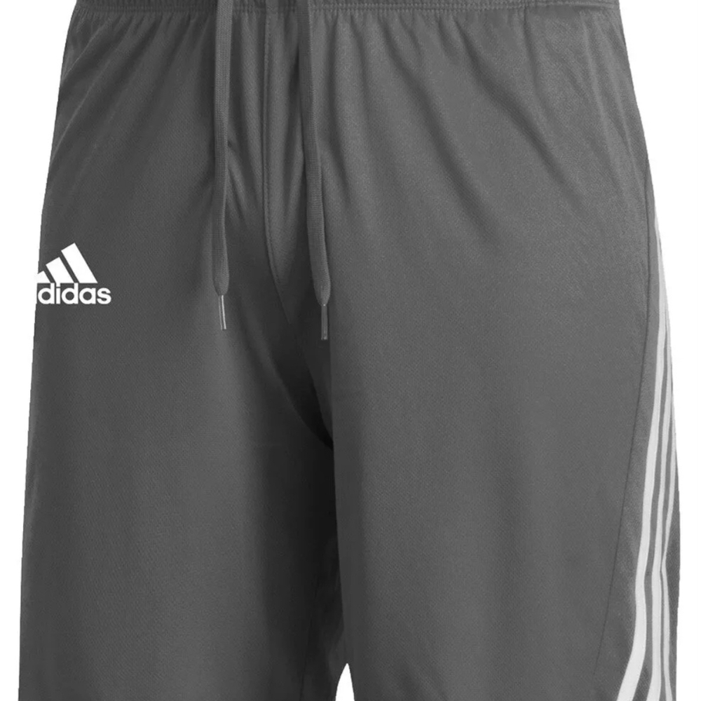 Adidas Athletic Shorts with Signature Stripes